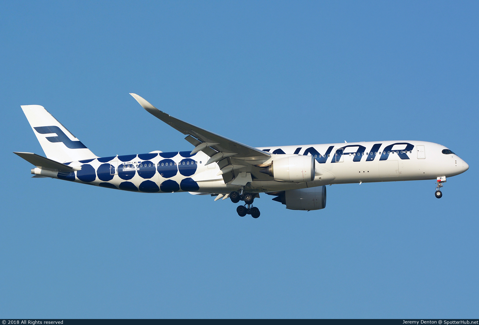 Photo of OH-LWL - Airbus A350-941 operated by Finnair