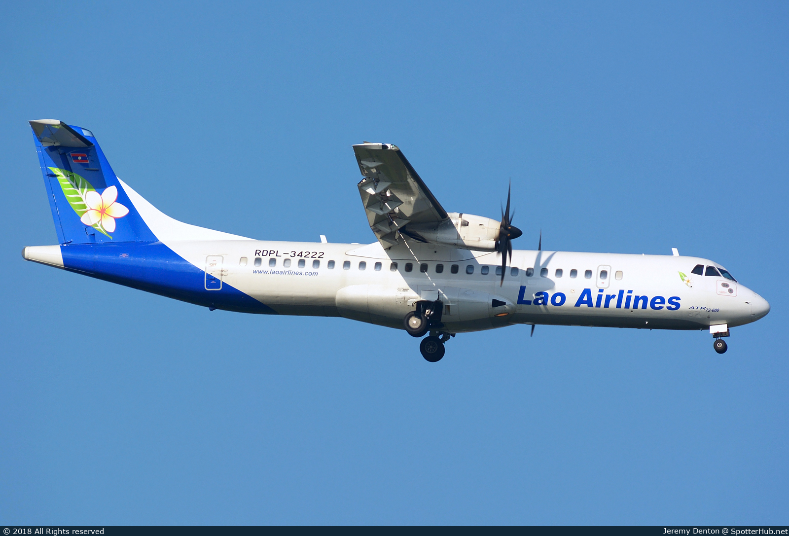 Photo of RDPL-34222 - ATR 72-600 operated by Lao Airlines