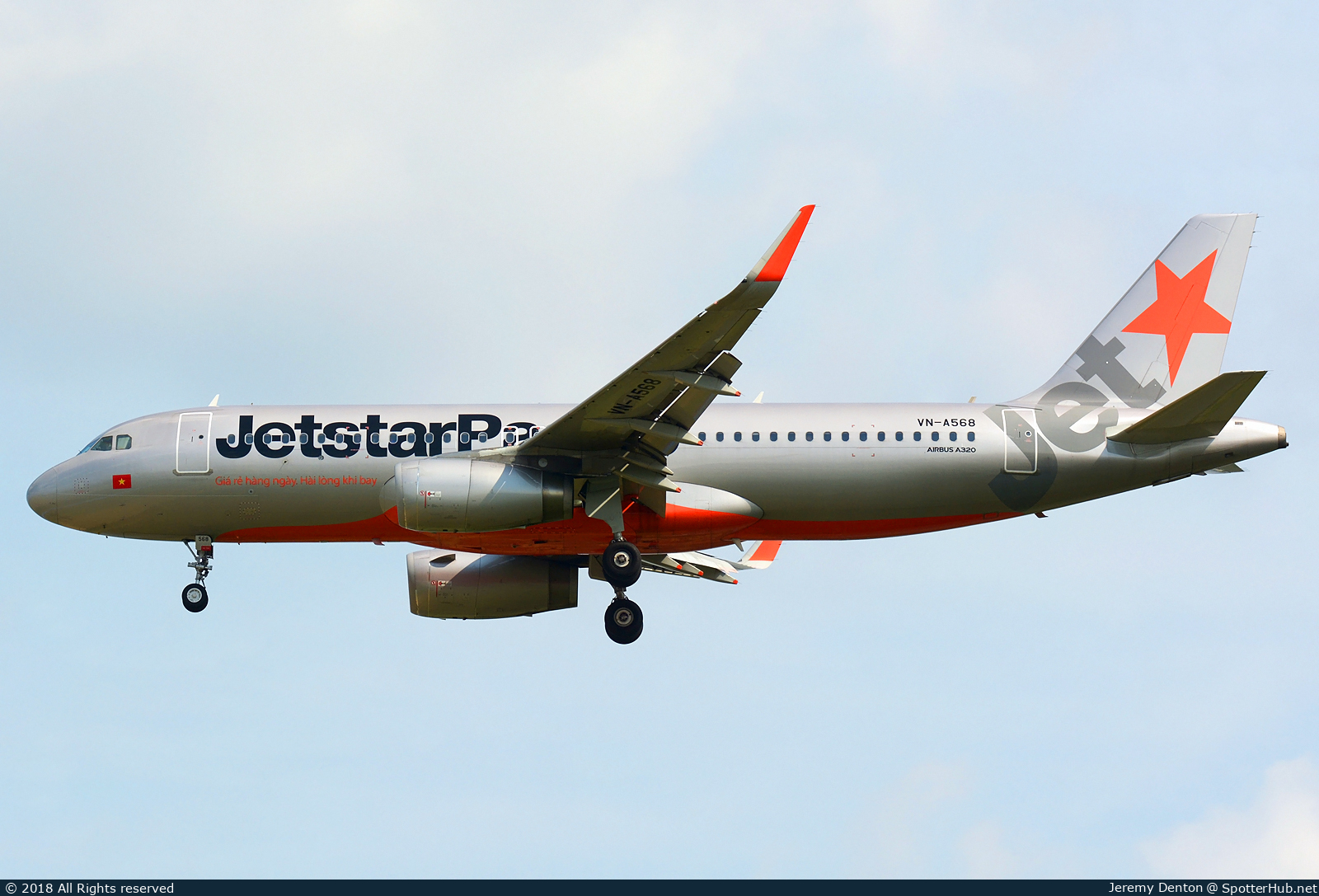 Photo of VN-A568 - Airbus A320-232 operated by Jetstar Pacific Airlines