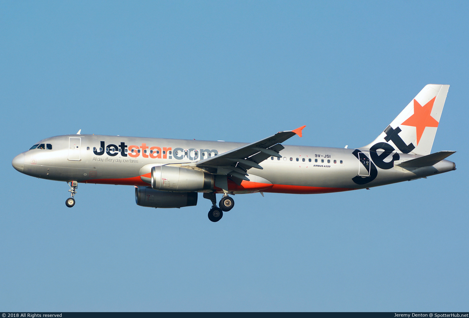 Photo of 9V-JSI - Airbus A320-232 operated by Jetstar Asia