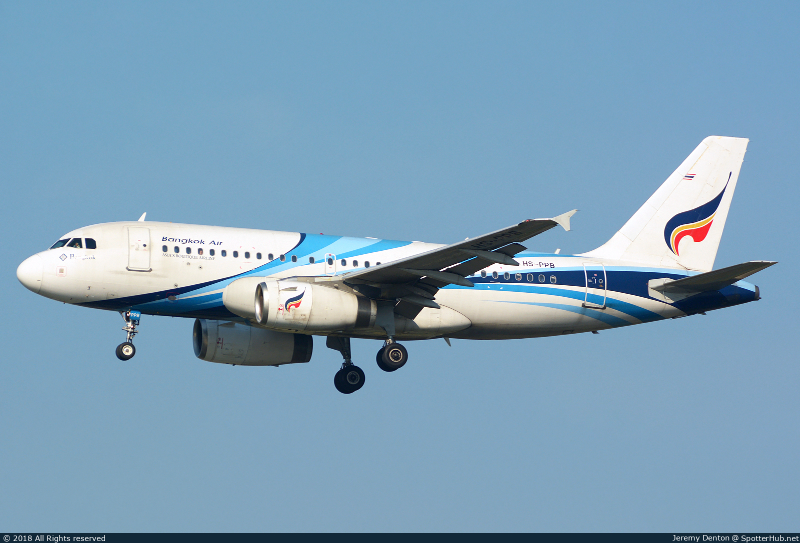 Photo of HS-PPB - Airbus A319-132 operated by Bangkok Airways