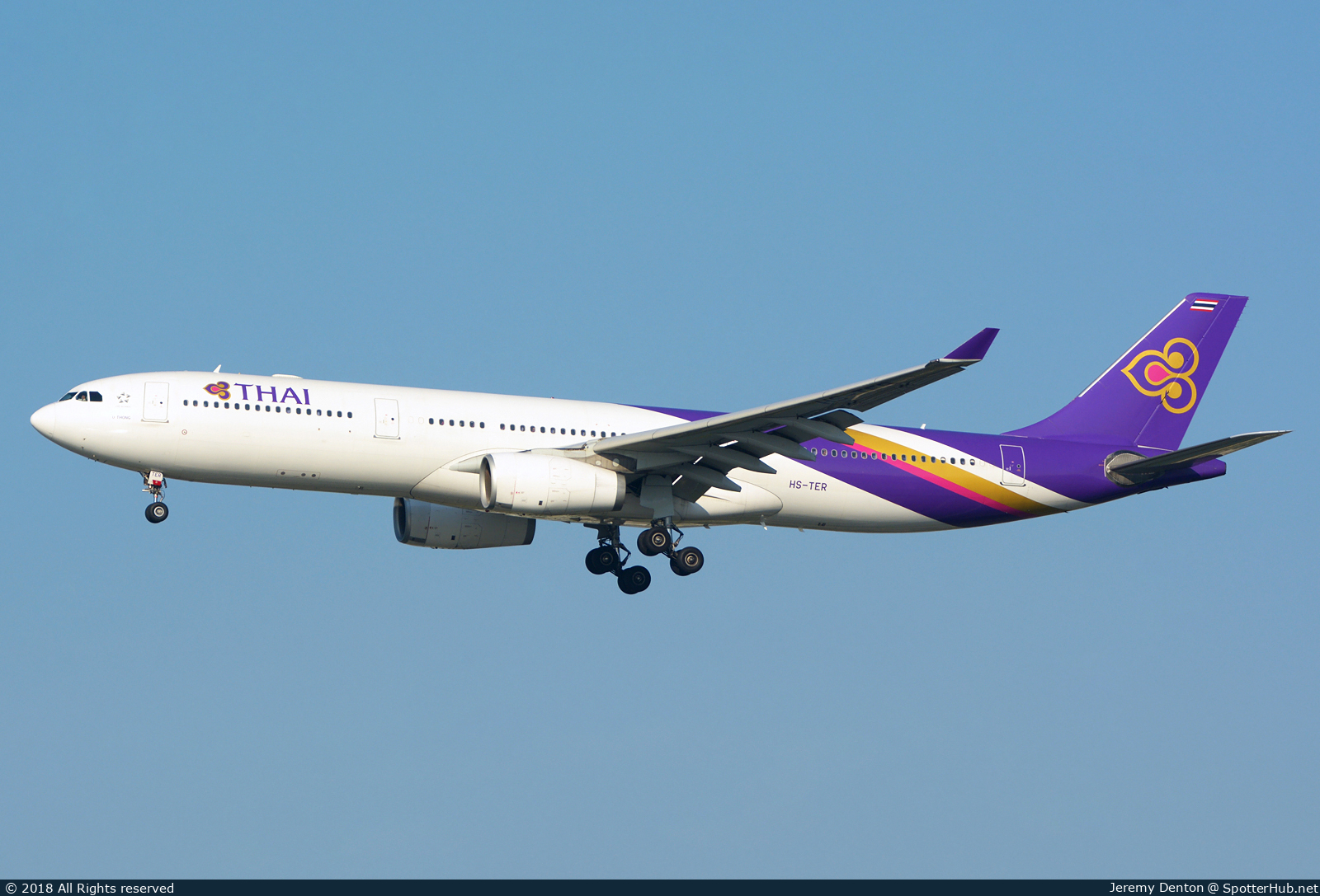 Photo of HS-TER - Airbus A330-343 operated by Thai Airways International