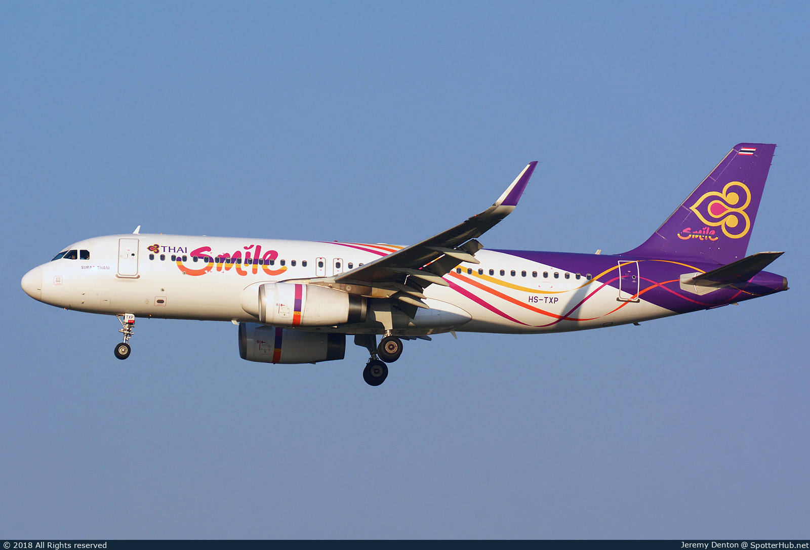 Photo of HS-TXP - Airbus A320-232 operated by Thai Smile