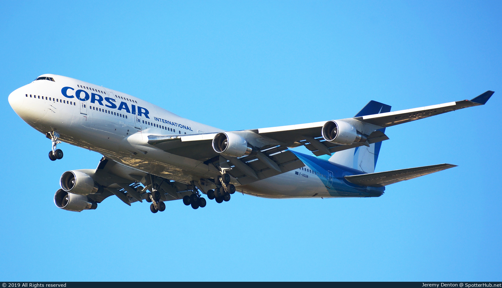 Photo of F-HSUN - Boeing 747-422 operated by Corsair