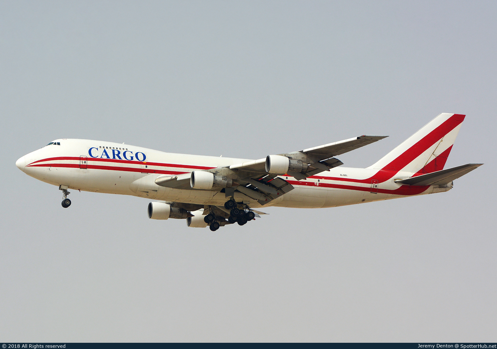Photo of 4L-GEL - Boeing 747-222B(SF) operated by Geosky