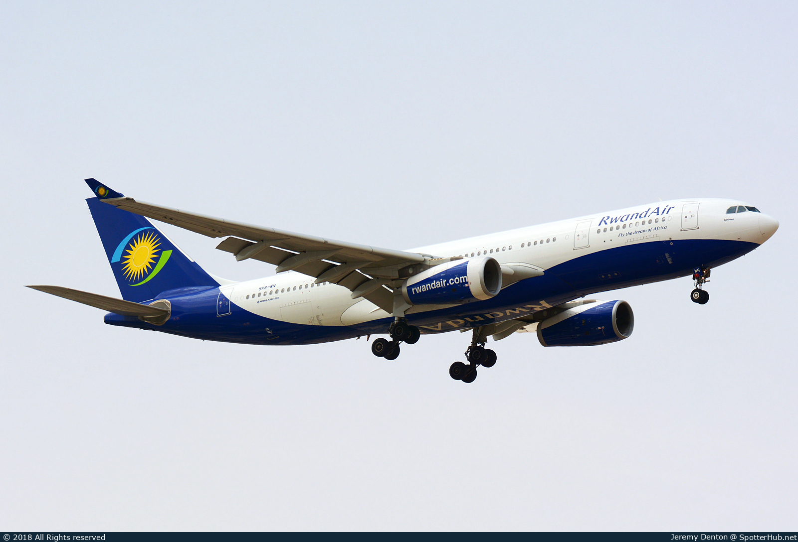 Photo of 9XR-WN - Airbus A330-243 operated by RwandAir