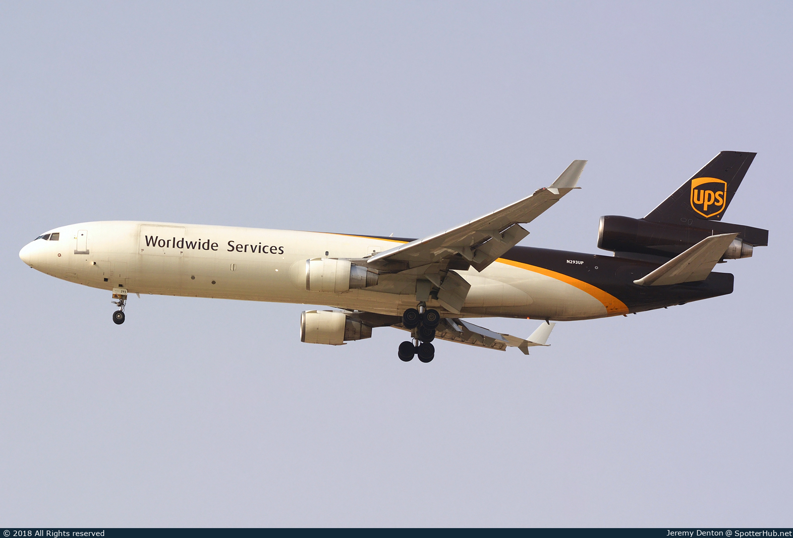 Photo of N293UP - McDonnell Douglas MD-11(F) operated by UPS United Parcel Service