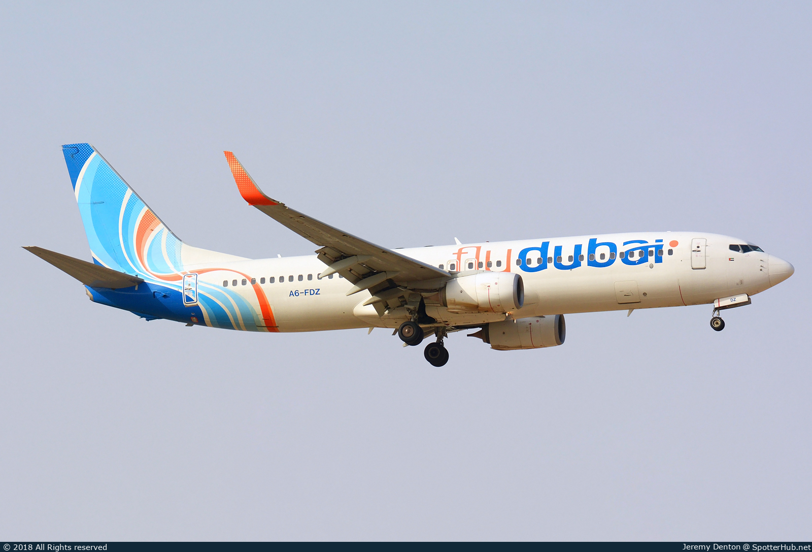 Photo of A6-FDZ - Boeing 737-8KN operated by flydubai