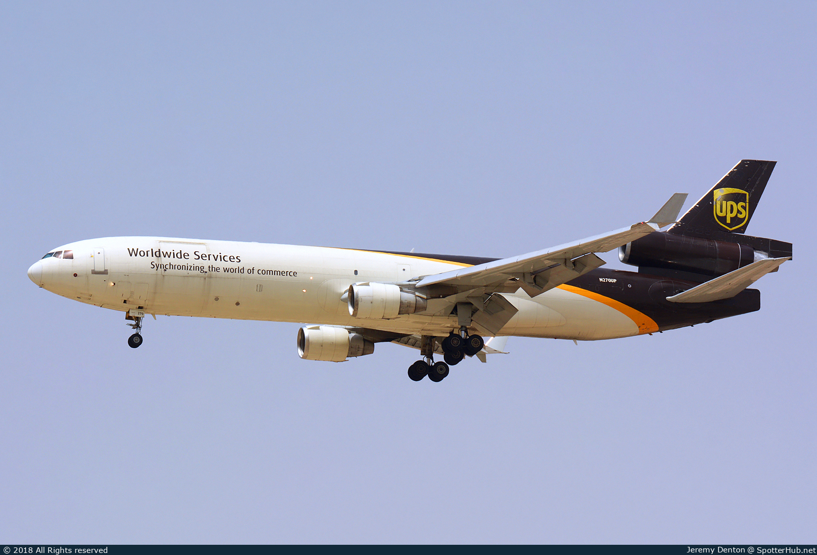 Photo of N270UP - McDonnell Douglas MD-11(F) operated by UPS United Parcel Service