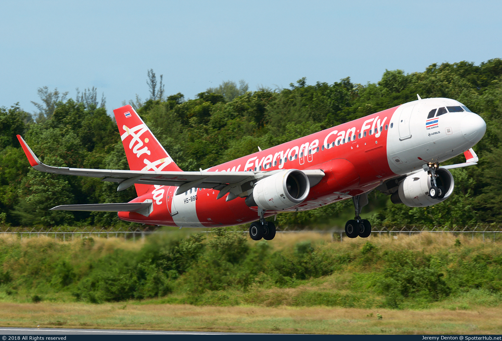 Photo of HS-BBD - Airbus A320-216 operated by Thai AirAsia