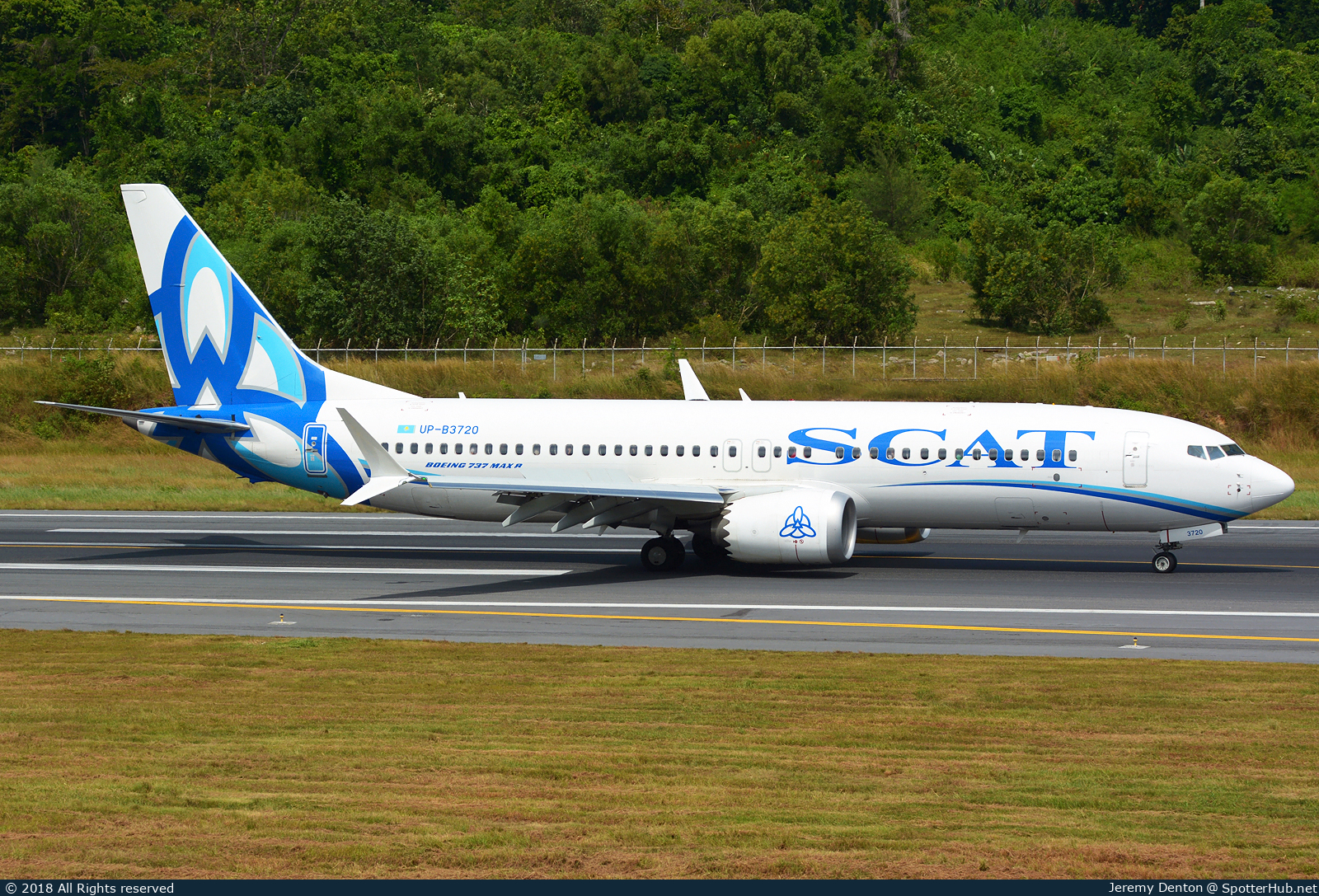 Photo of UP-B3720 - Boeing 737 MAX 8 operated by SCAT Airlines