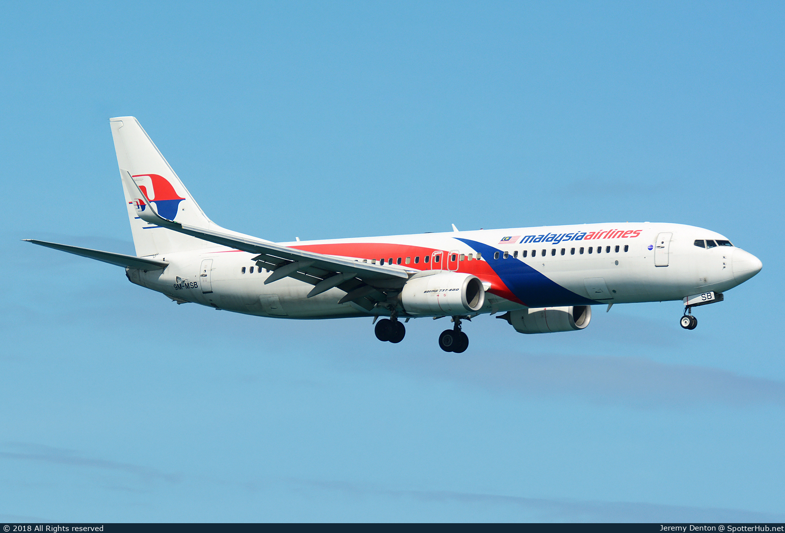 Photo of 9M-MSB - Boeing 737-8H6 operated by Malaysia Airlines