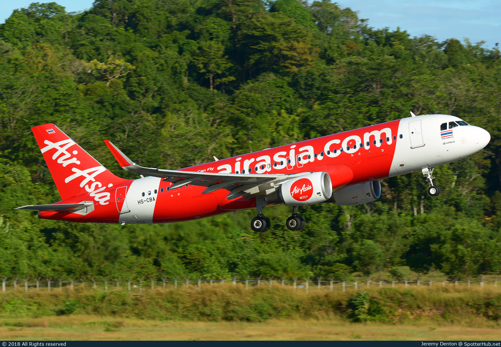 Photo of HS-CBA - Airbus A320-216 operated by Thai AirAsia