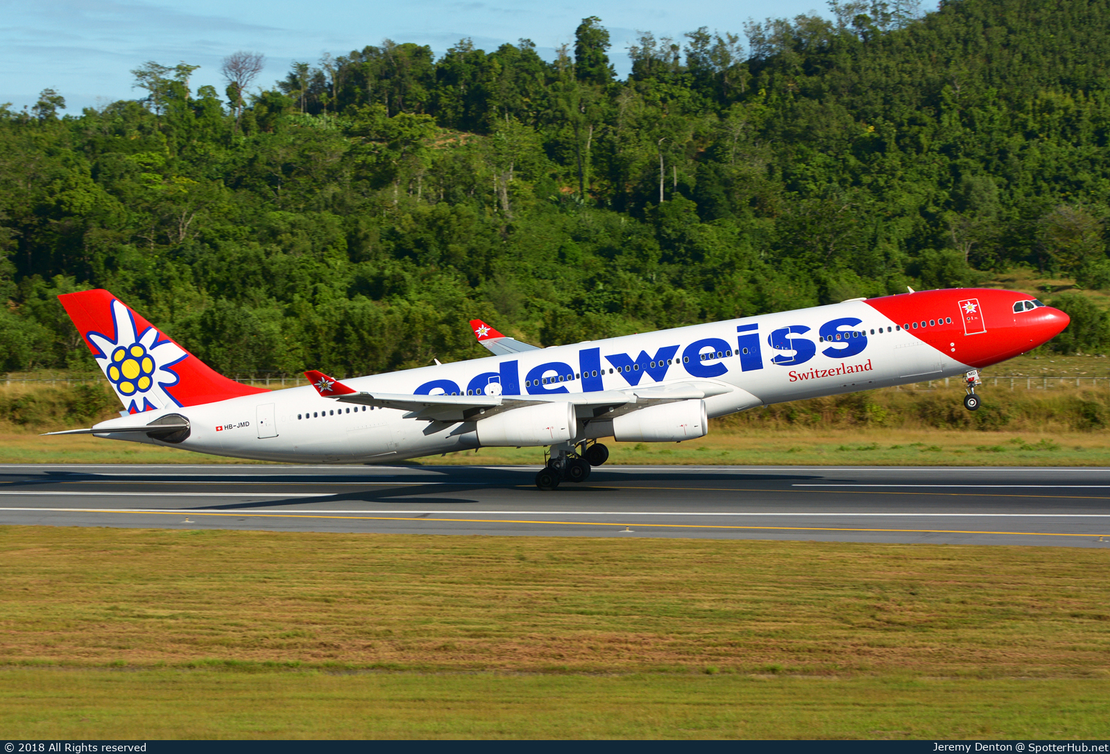 Photo of HB-JMD - Airbus A340-313 operated by Edelweiss Air