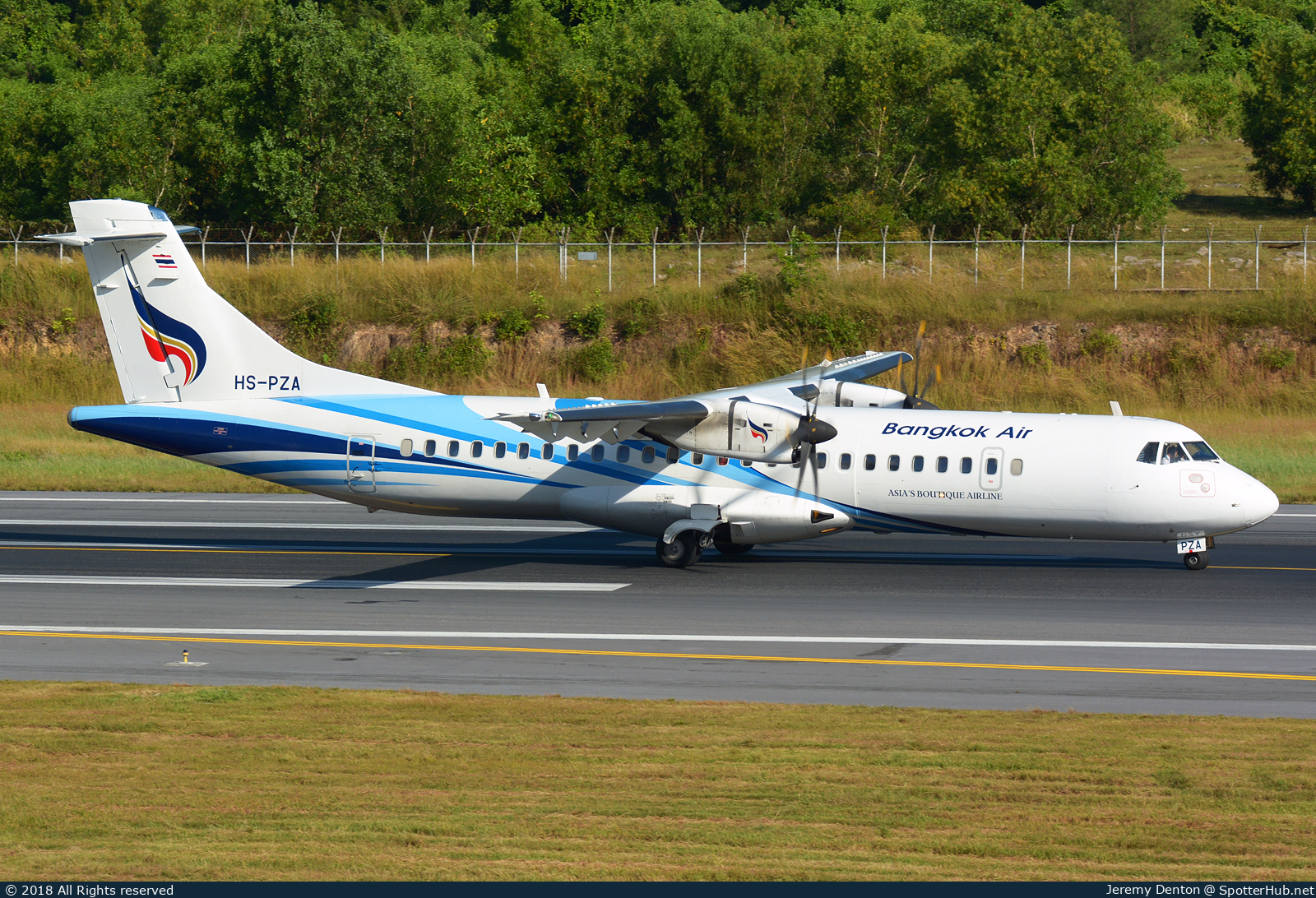 Photo of HS-PZA - ATR 72-600 operated by Bangkok Airways