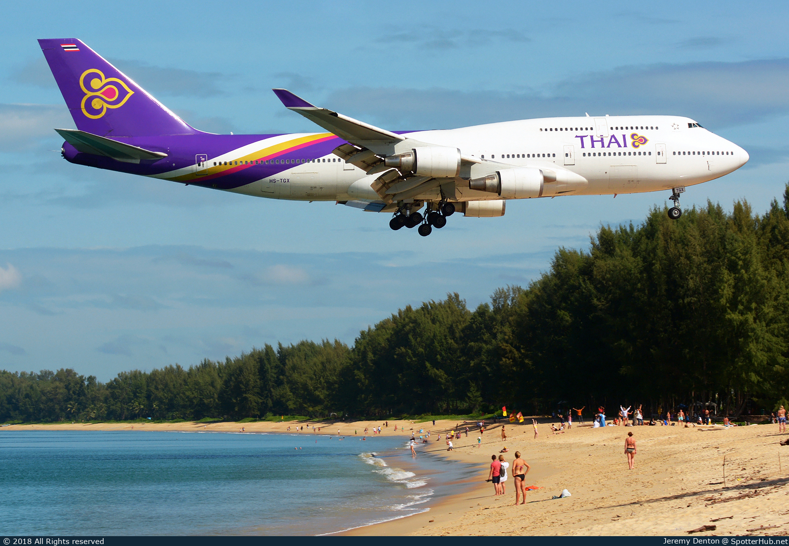 Photo of HS-TGX - Boeing 747-4D7 operated by Thai Airways International