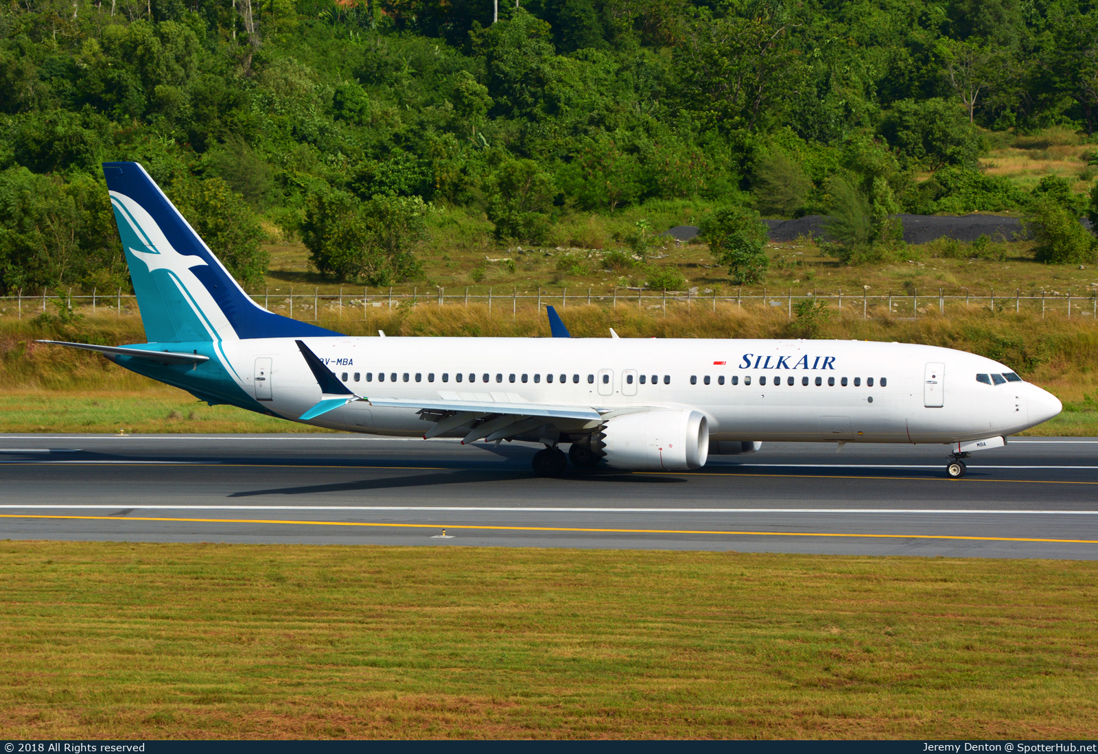 Photo of 9V-MBA - Boeing 737 MAX 8 operated by SilkAir