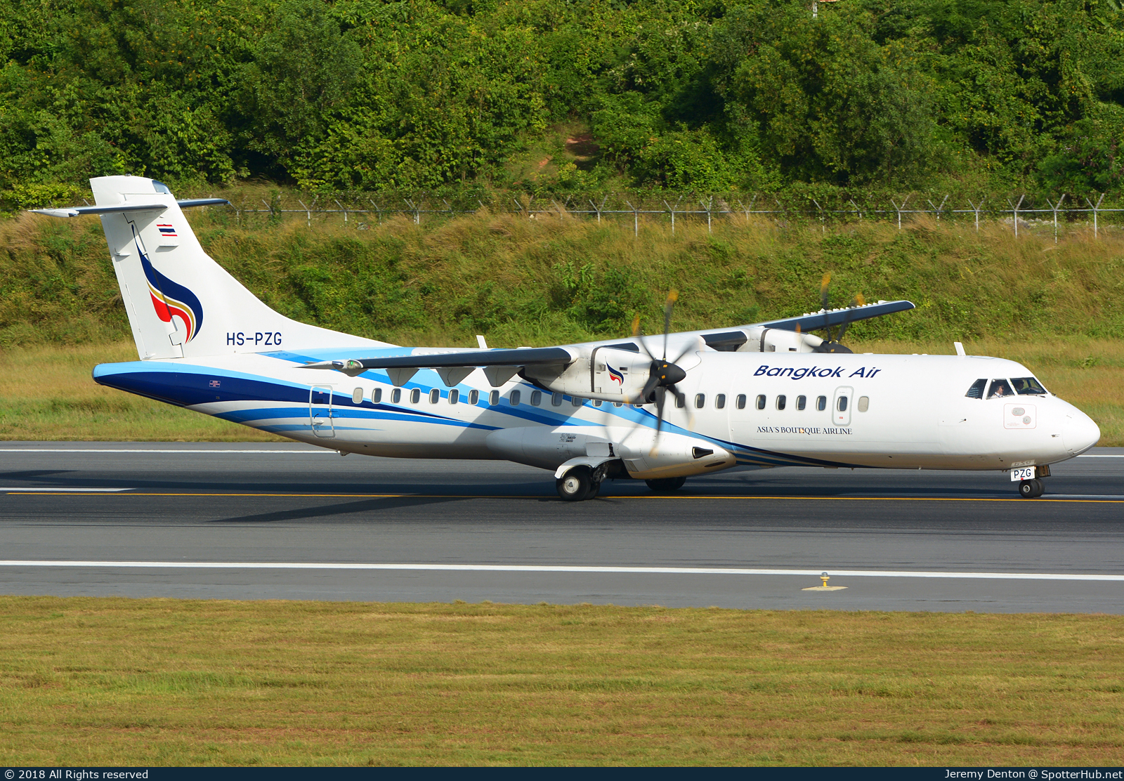 Photo of HS-PZG - ATR 72-600 operated by Bangkok Airways