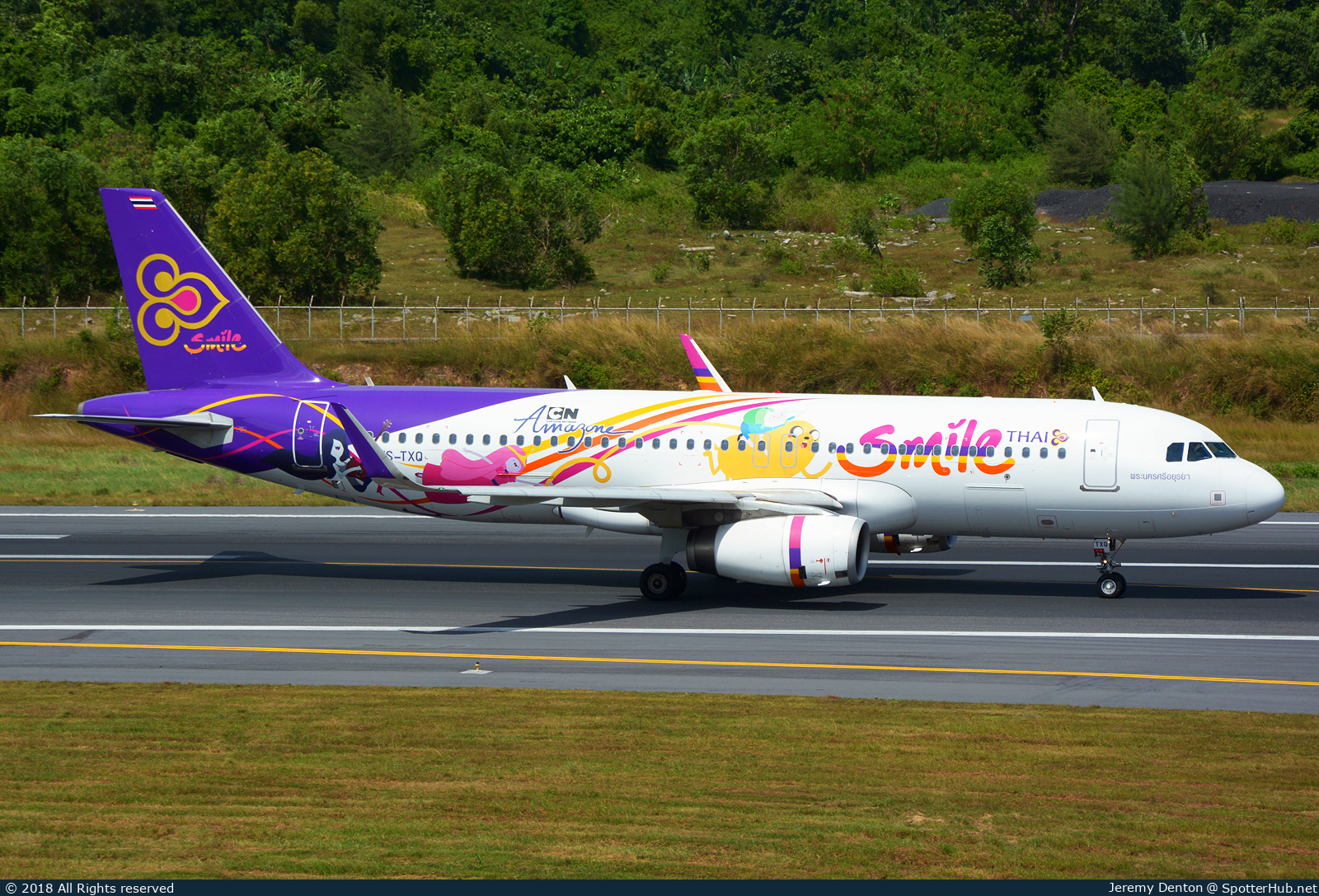 Photo of HS-TXQ - Airbus A320-232 operated by Thai Smile