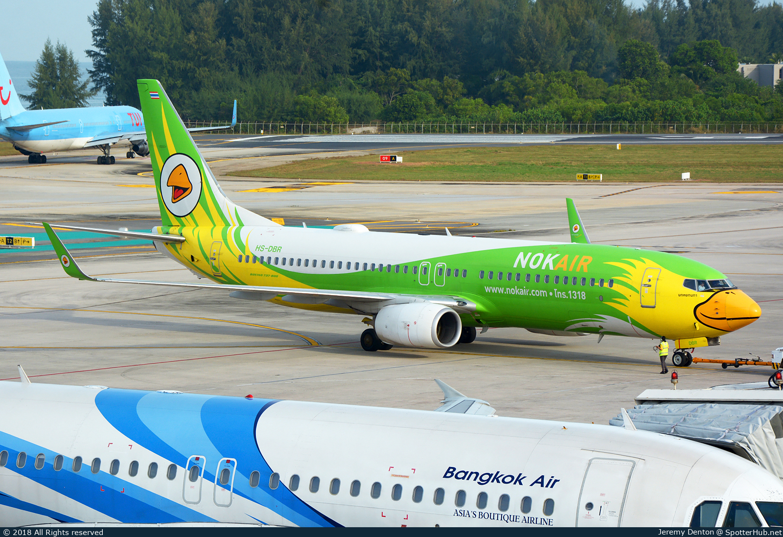 Photo of HS-DBR - Boeing 737-86N operated by Nok Air