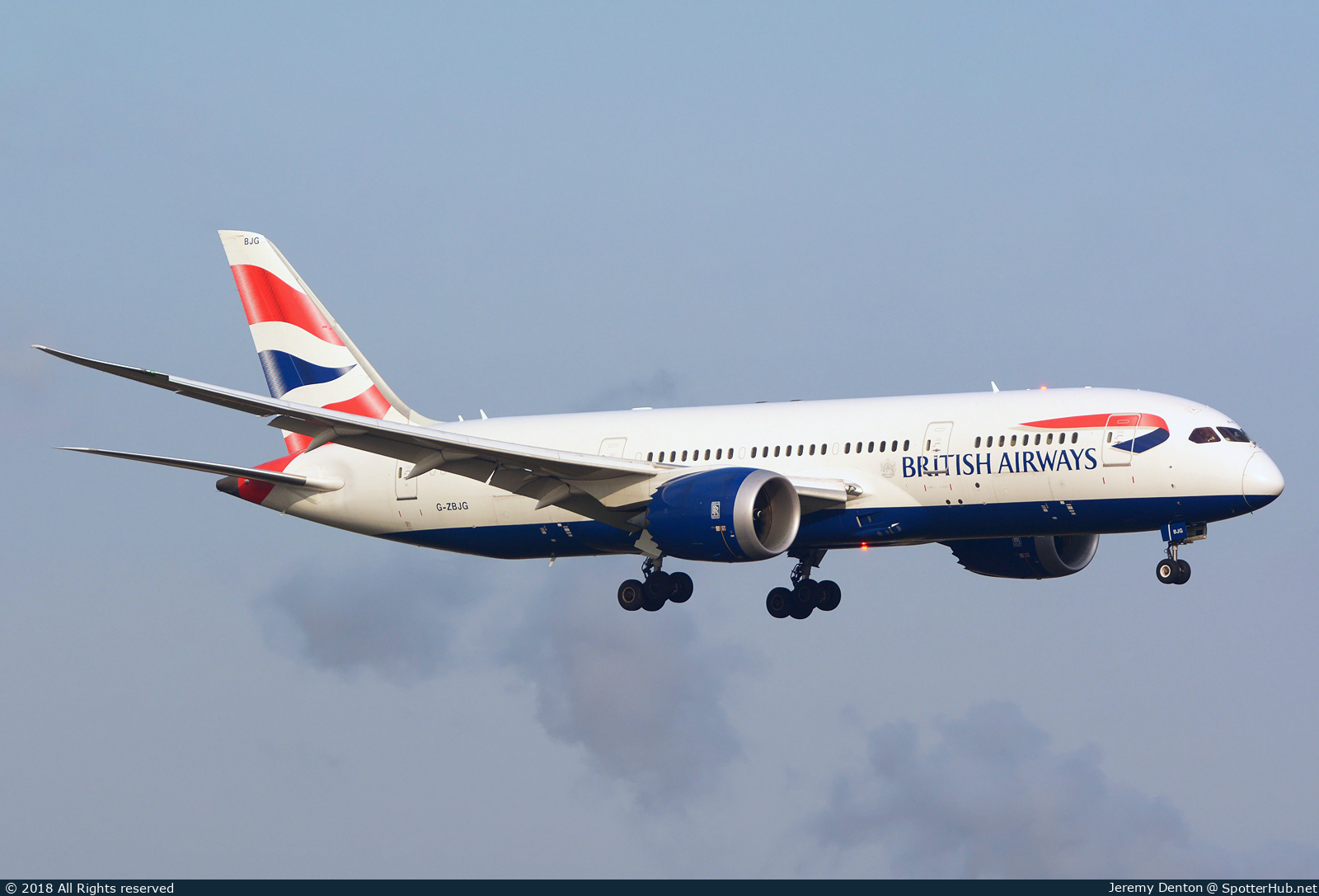 Photo of G-ZBJG - Boeing 787-8 Dreamliner operated by British Airways