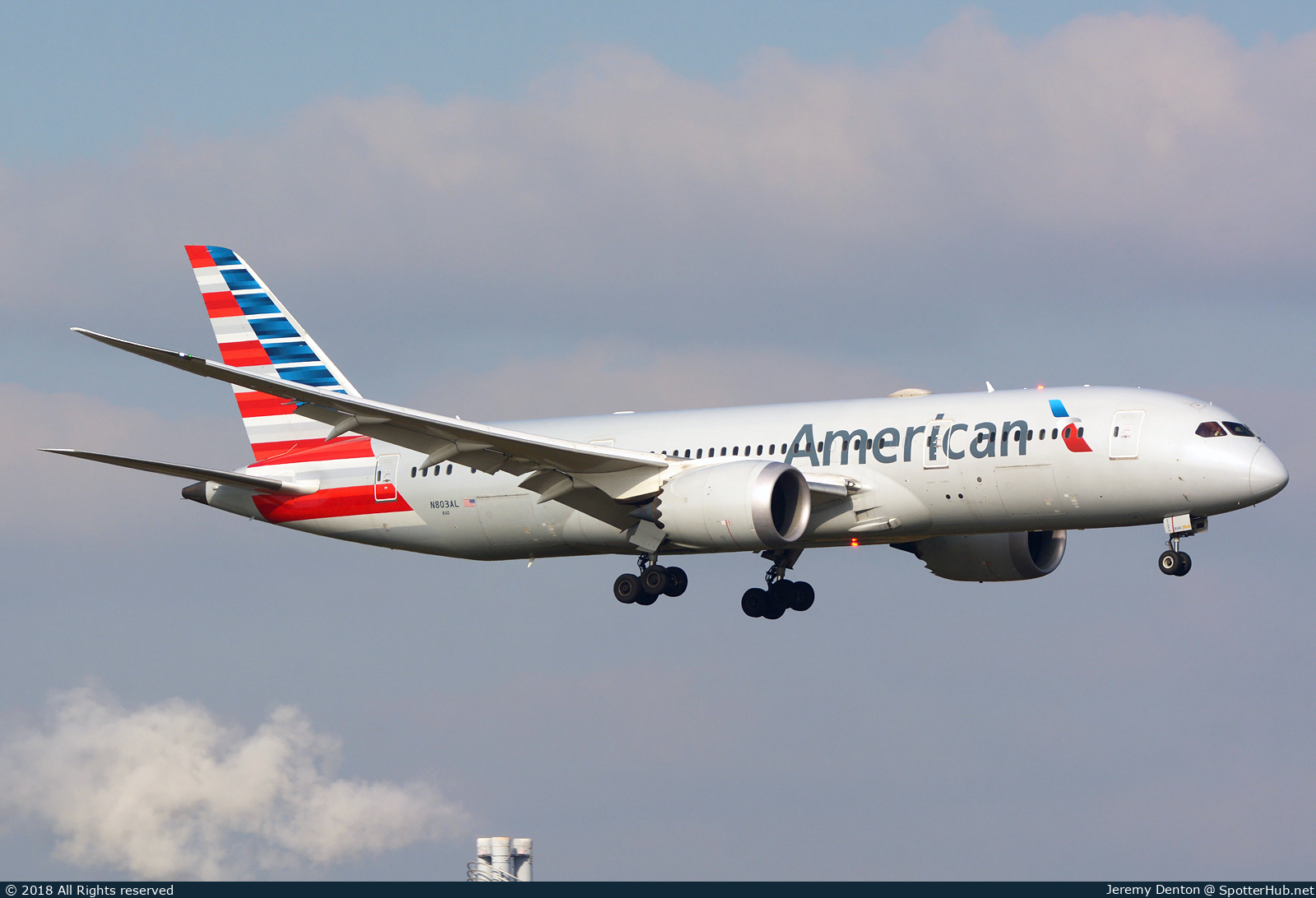 Photo of N803AL - Boeing 787-8 Dreamliner operated by American Airlines