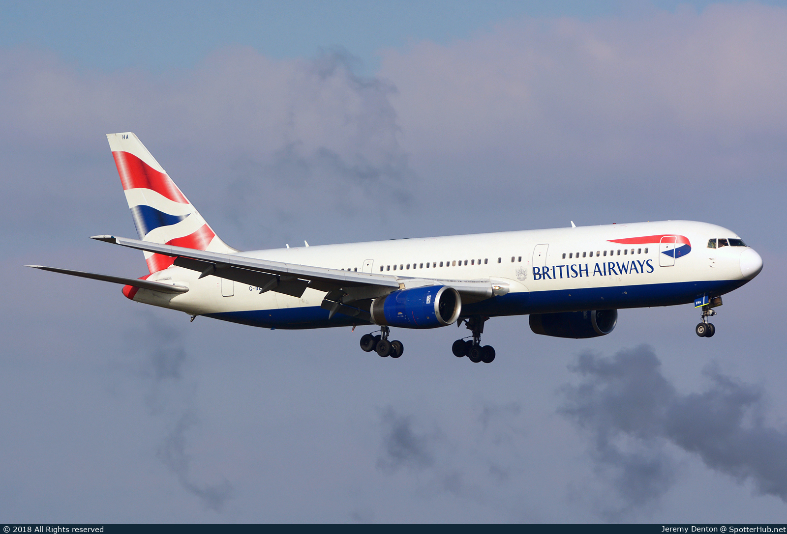 Photo of G-BZHA - Boeing 767-336(ER) operated by British Airways