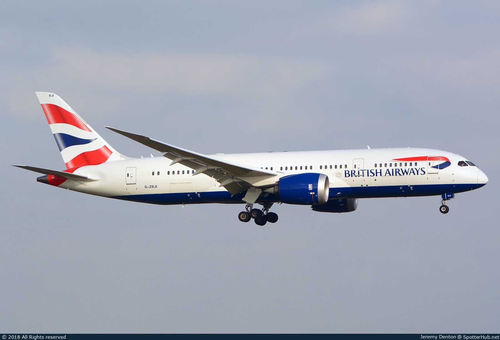Photo of G-ZBJI - Boeing 787-8 Dreamliner operated by British Airways