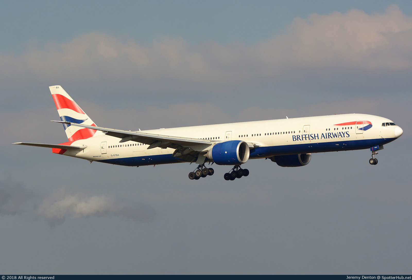 Photo of G-STBA - Boeing 777-336(ER) operated by British Airways