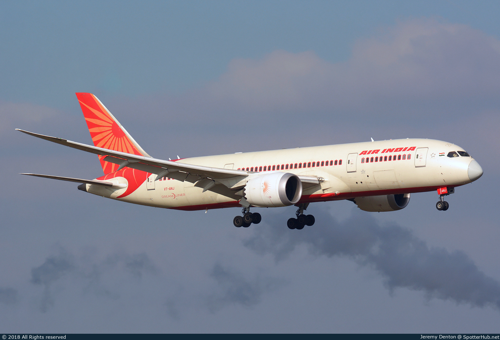 Photo of VT-ANJ - Boeing 787-8 Dreamliner operated by Air India