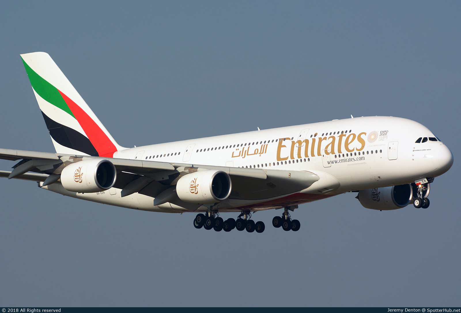 Photo of A6-EEN - Airbus A380-861 operated by Emirates