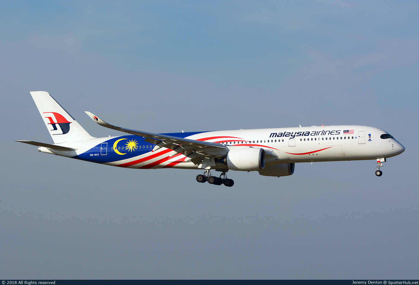Photo of 9M-MAC - Airbus A350-941 operated by Malaysia Airlines