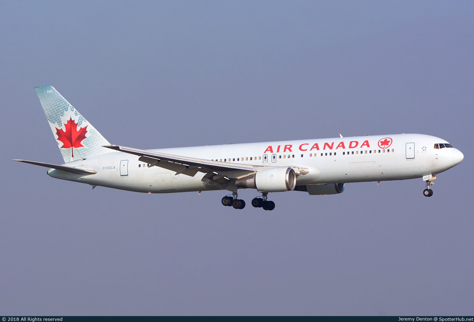Photo of C-FOCA - Boeing 767-375(ER) operated by Air Canada