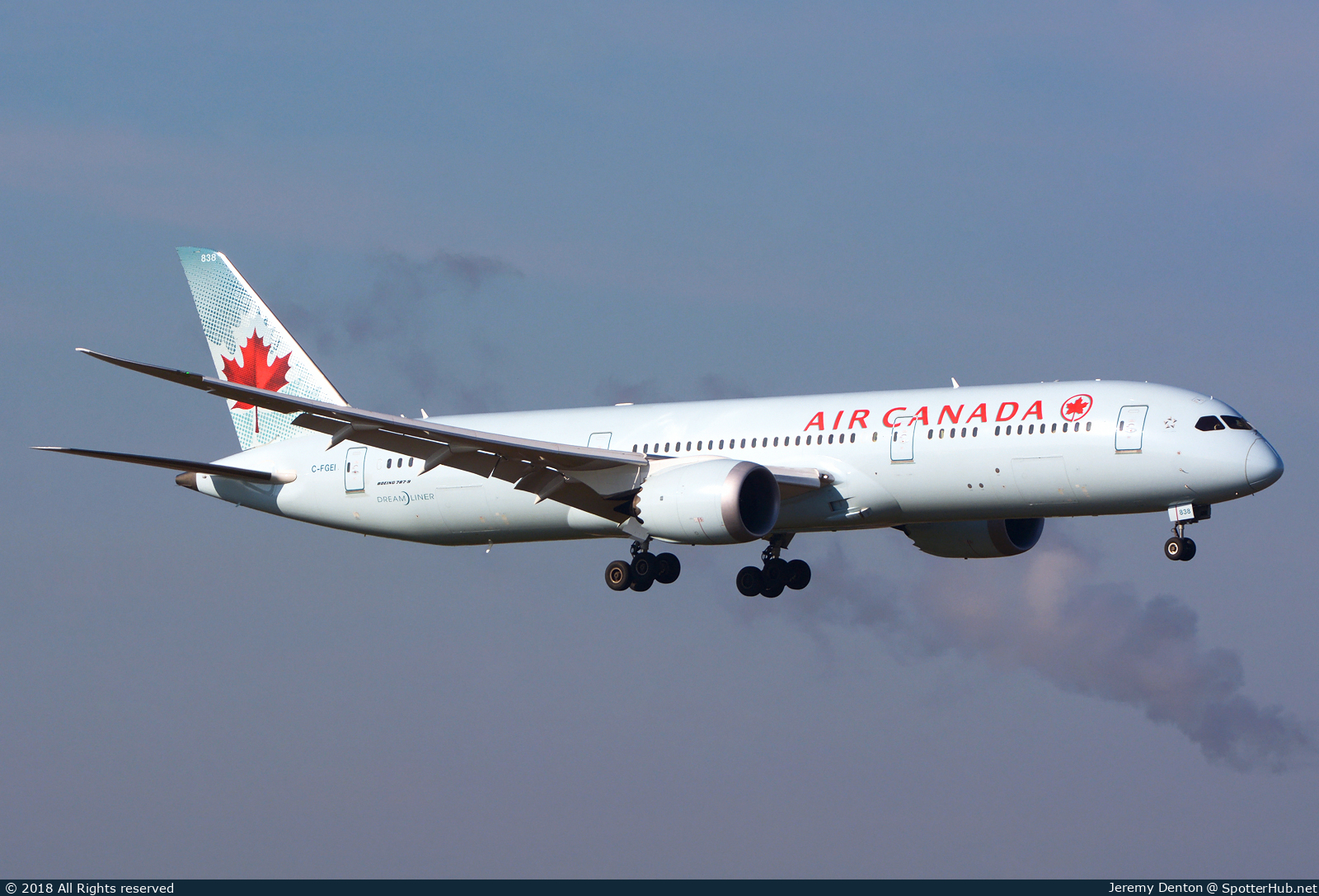 Photo of C-FGEI - Boeing 787-9 Dreamliner operated by Air Canada