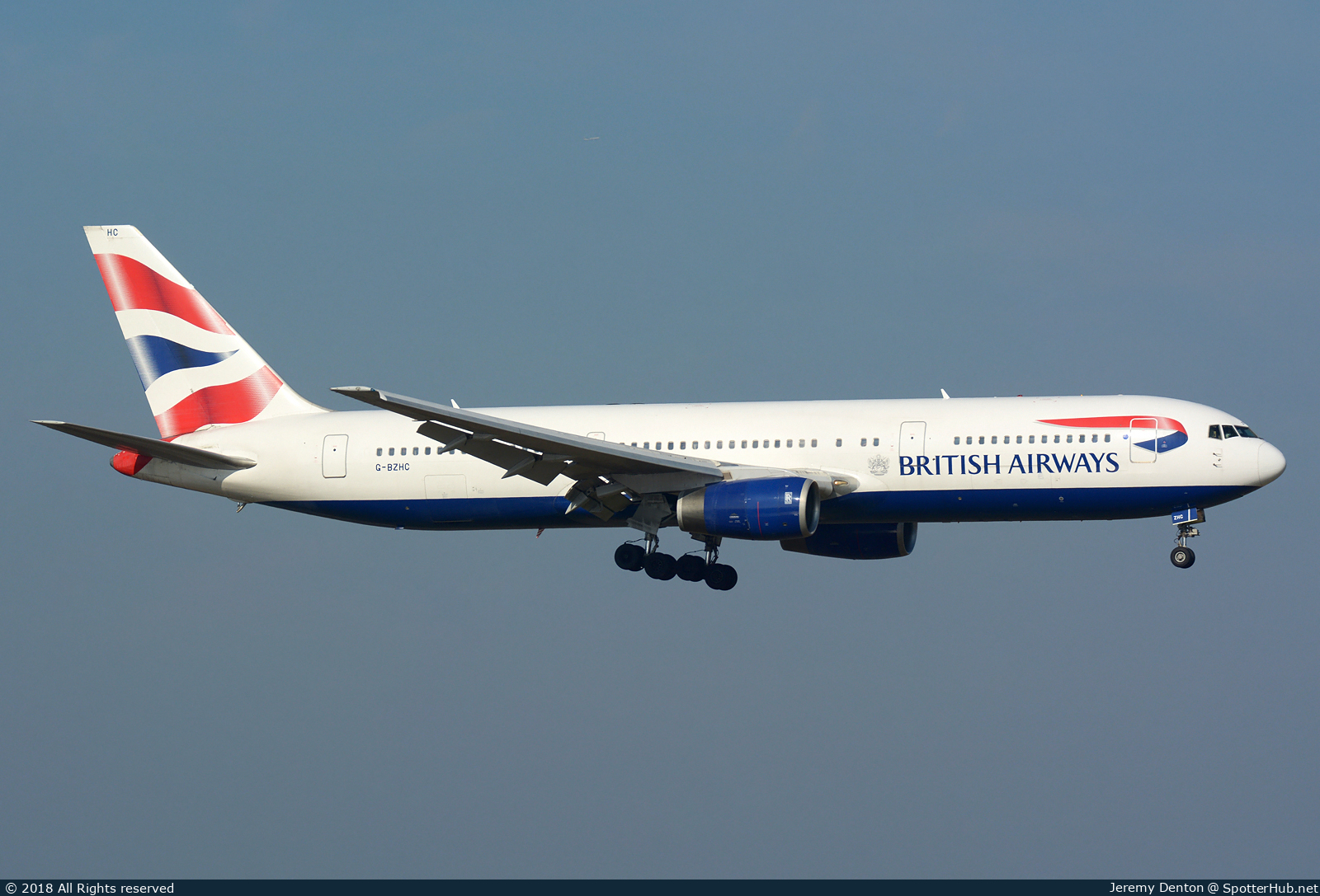 Photo of G-BZHC - Boeing 767-336(ER) operated by British Airways