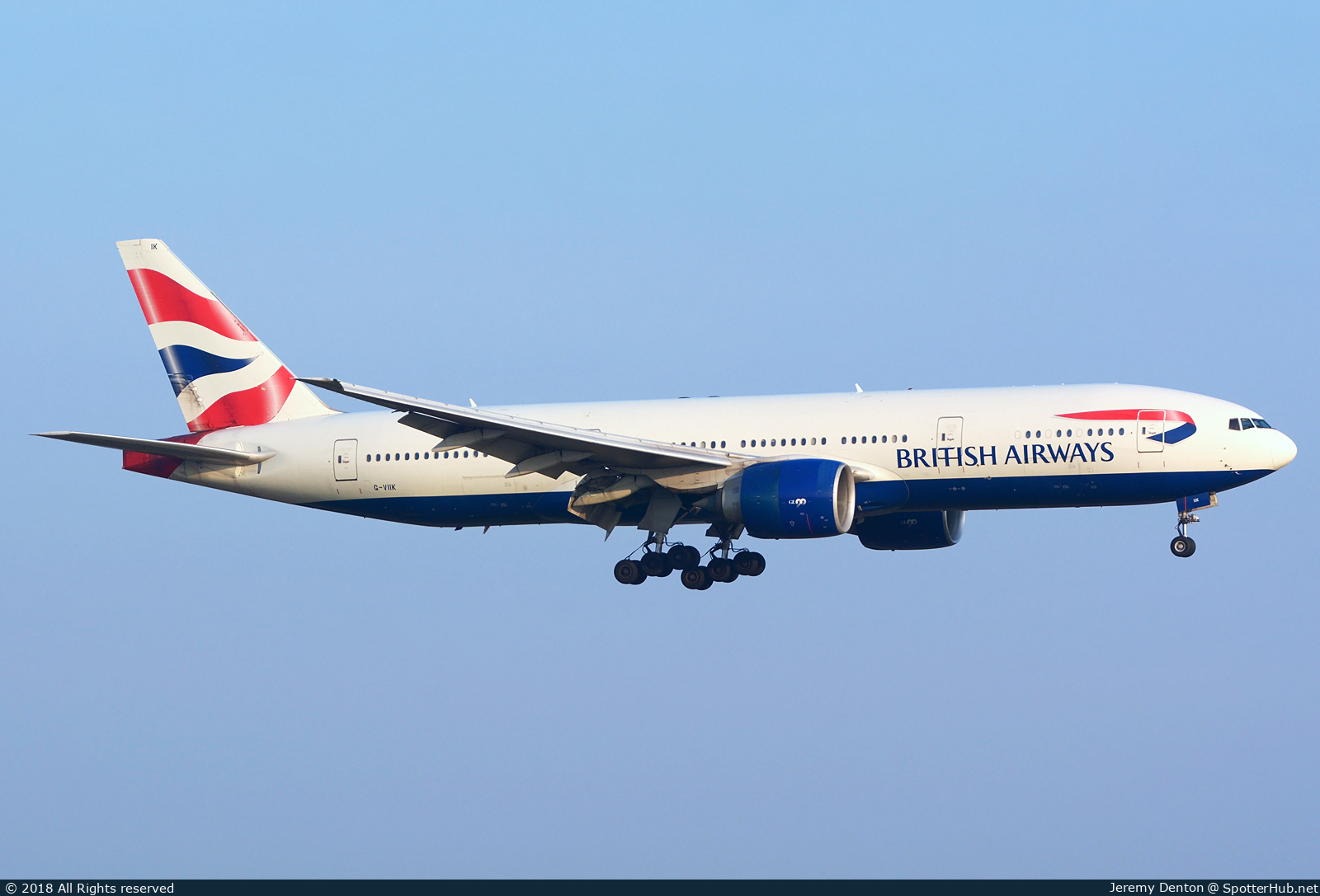 Photo of G-VIIK - Boeing 777-236(ER) operated by British Airways