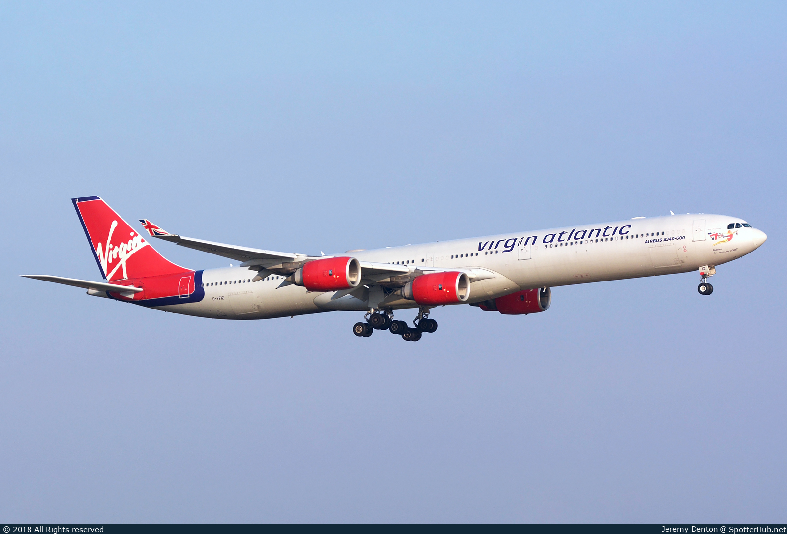 Photo of G-VFIZ - Airbus A340-642 operated by Virgin Atlantic Airways
