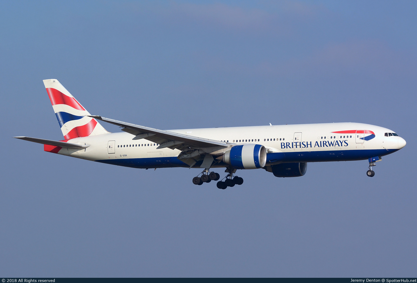 Photo of G-VIIH - Boeing 777-236(ER) operated by British Airways