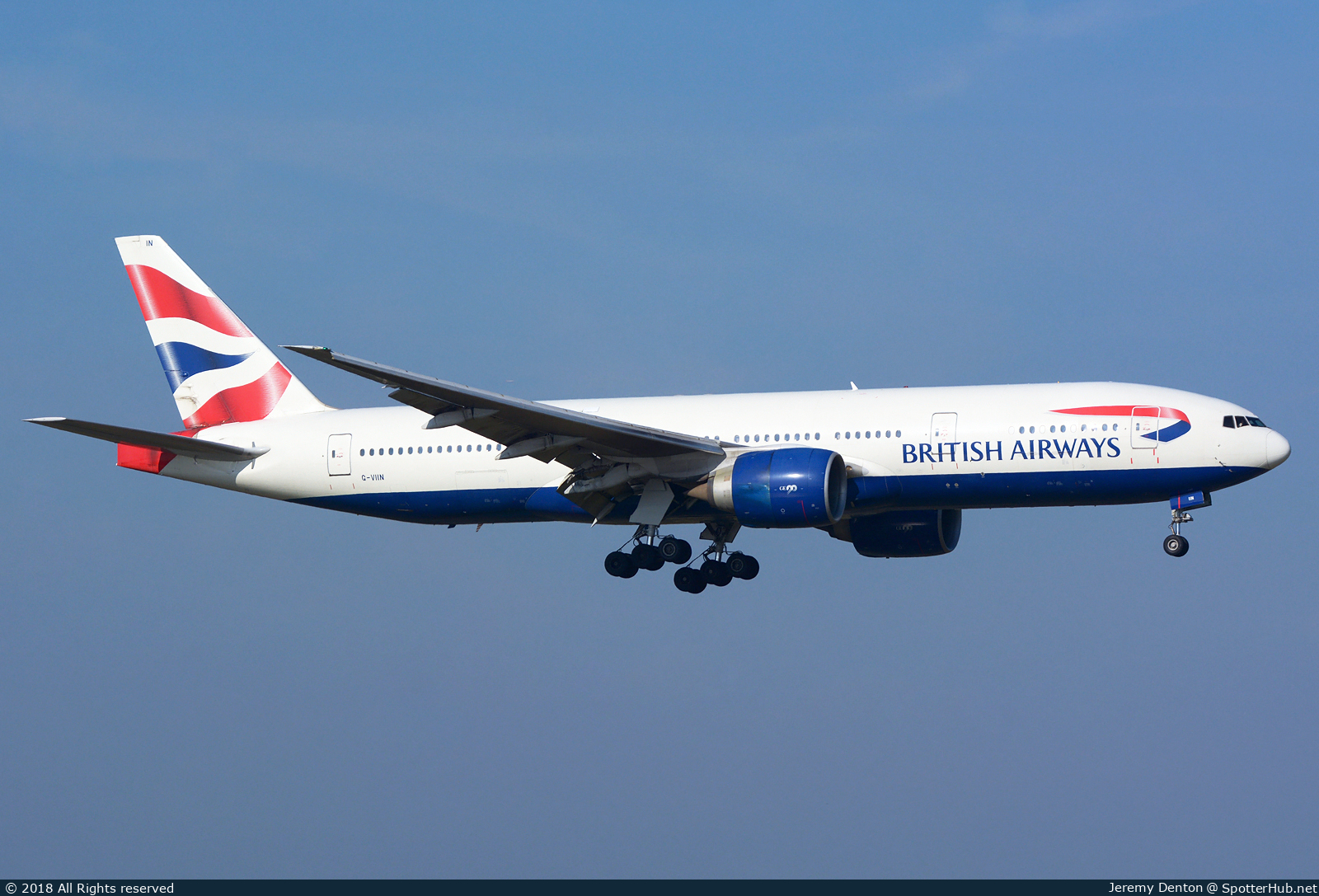 Photo of G-VIIN - Boeing 777-236(ER) operated by British Airways