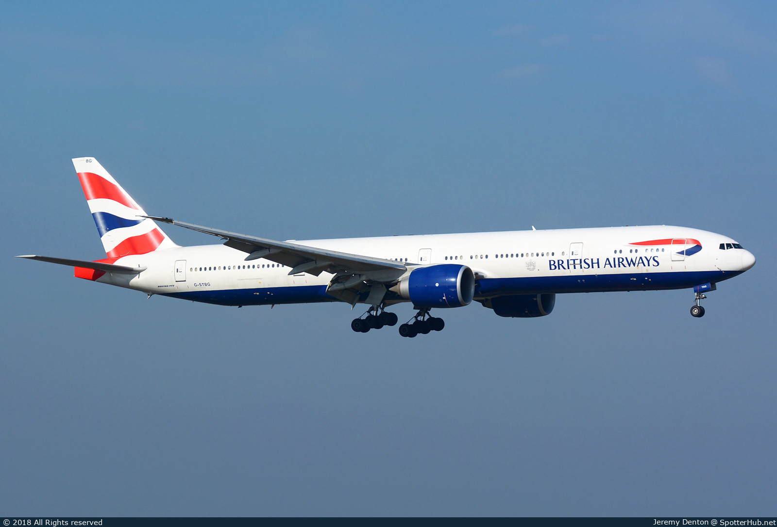Photo of G-STBG - Boeing 777-336(ER) operated by British Airways
