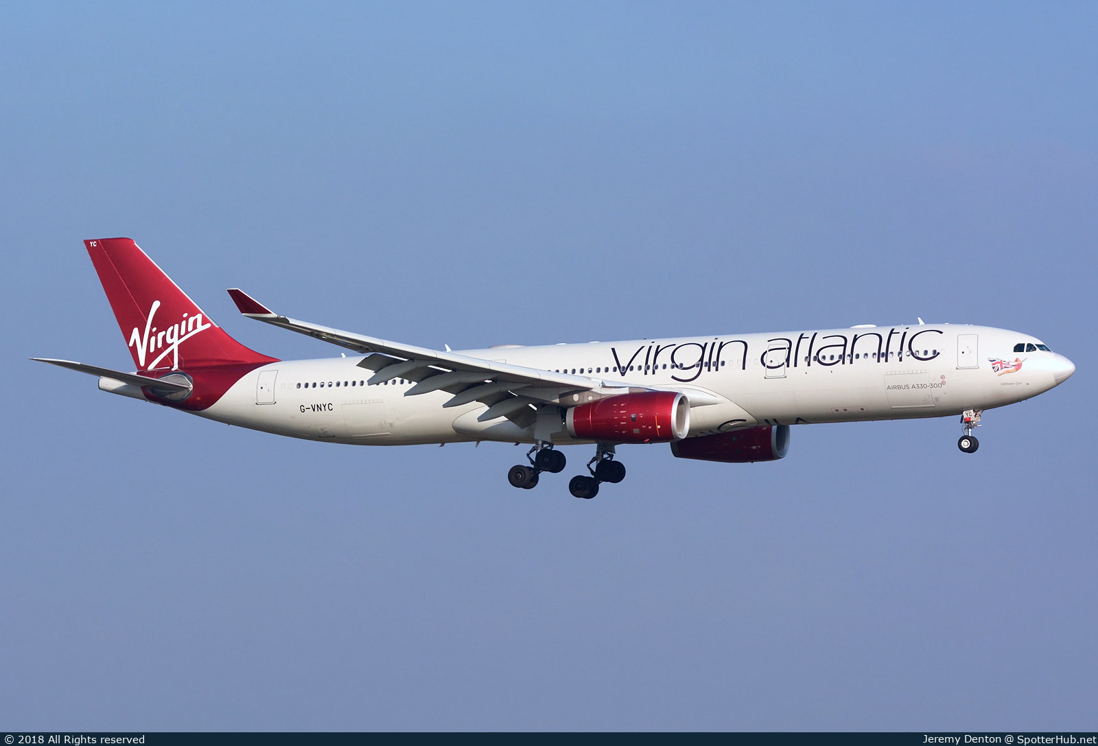 Photo of G-VNYC - Airbus A330-343 operated by Virgin Atlantic Airways