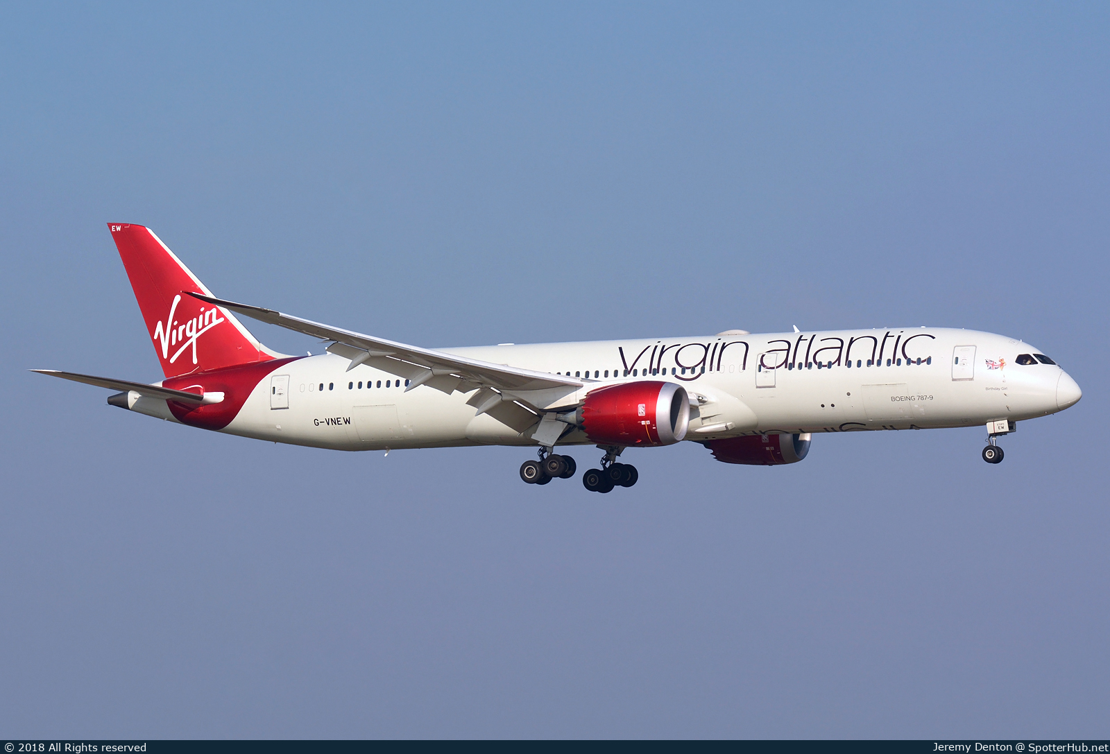 Photo of G-VNEW - Boeing 787-9 Dreamliner operated by Virgin Atlantic Airways