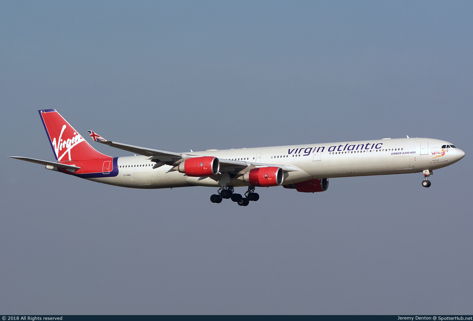 Photo of G-VWIN - Airbus A340-642 operated by Virgin Atlantic Airways