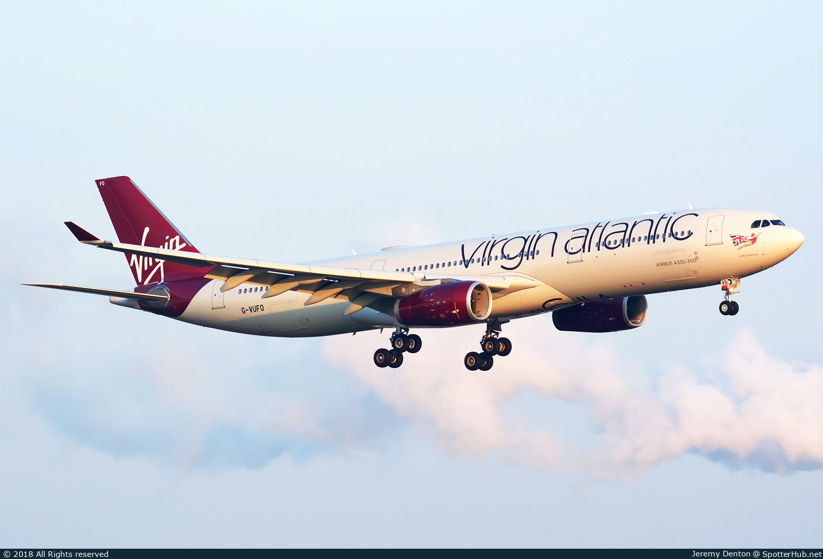 Photo of G-VUFO - Airbus A330-343 operated by Virgin Atlantic Airways