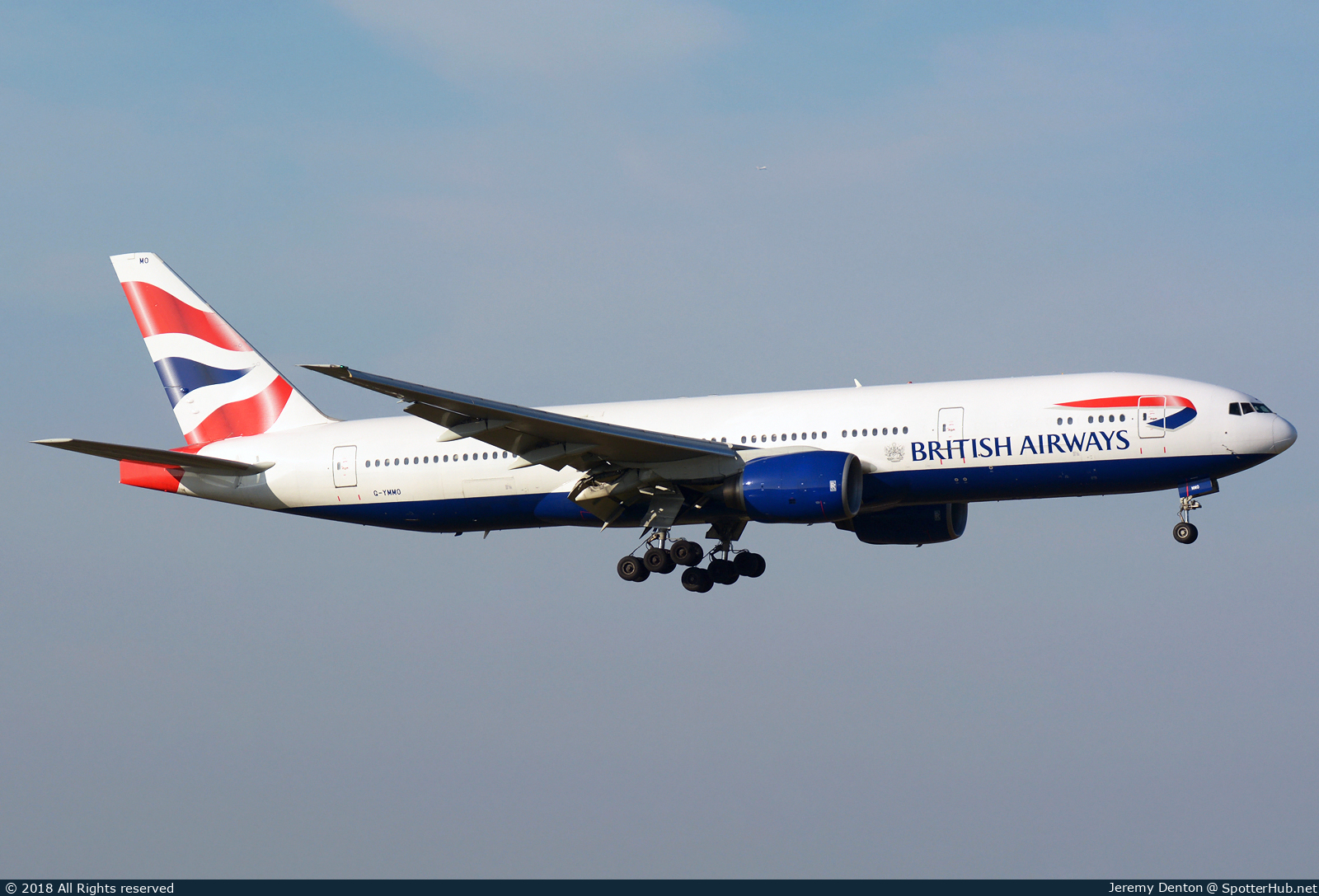 Photo of G-YMMO - Boeing 777-236(ER) operated by British Airways