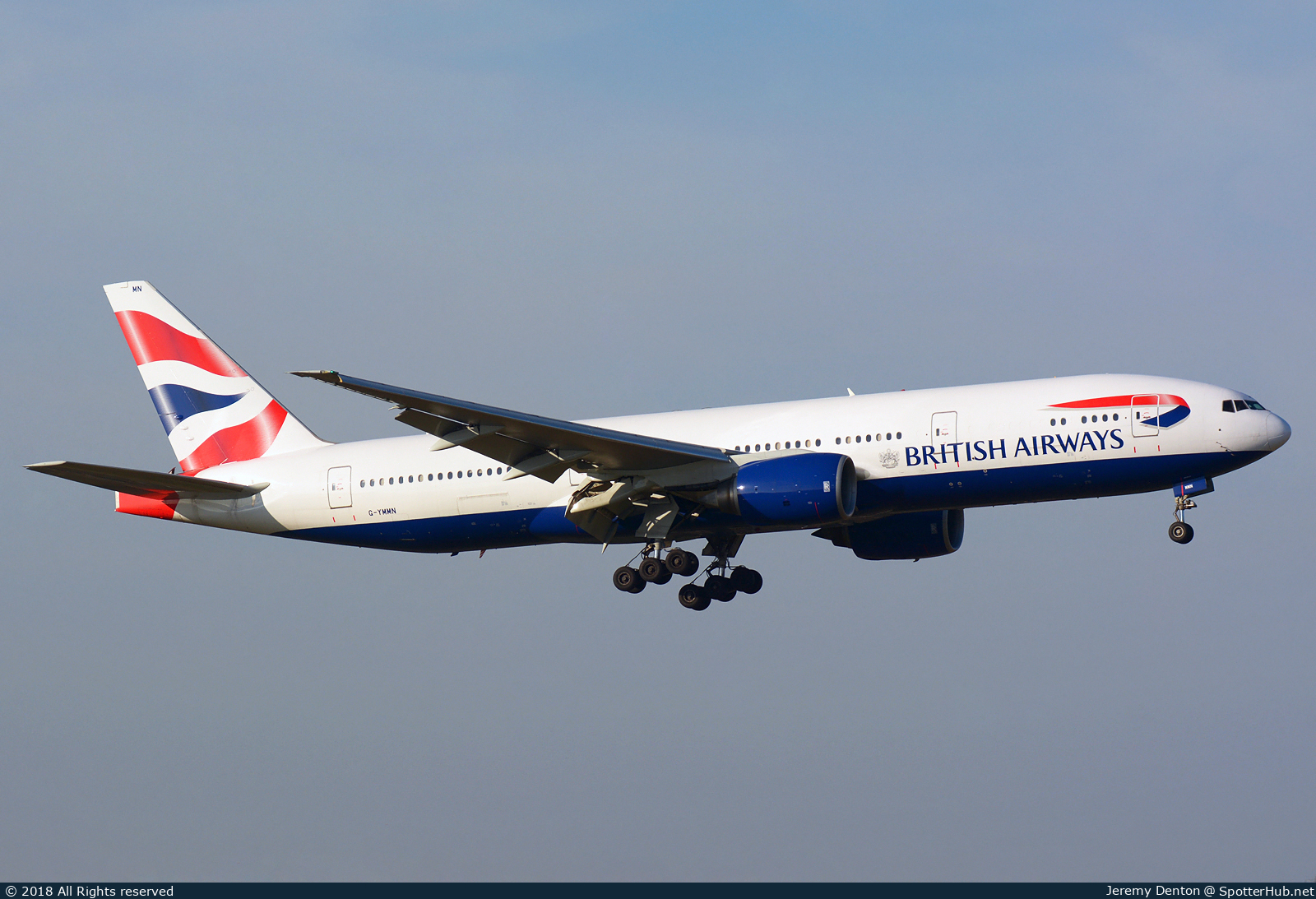 Photo of G-YMMN - Boeing 777-236(ER) operated by British Airways
