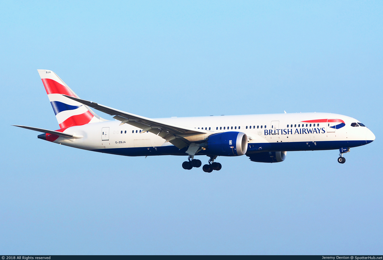 Photo of G-ZBJA - Boeing 787-8 Dreamliner operated by British Airways
