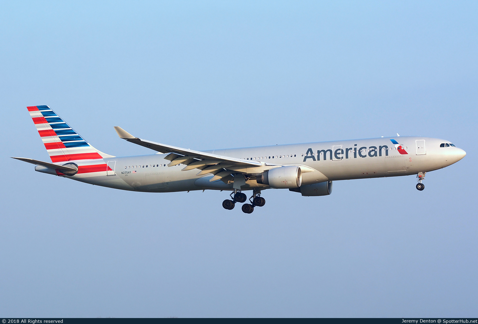 Photo of N275AY - Airbus A330-323 operated by American Airlines