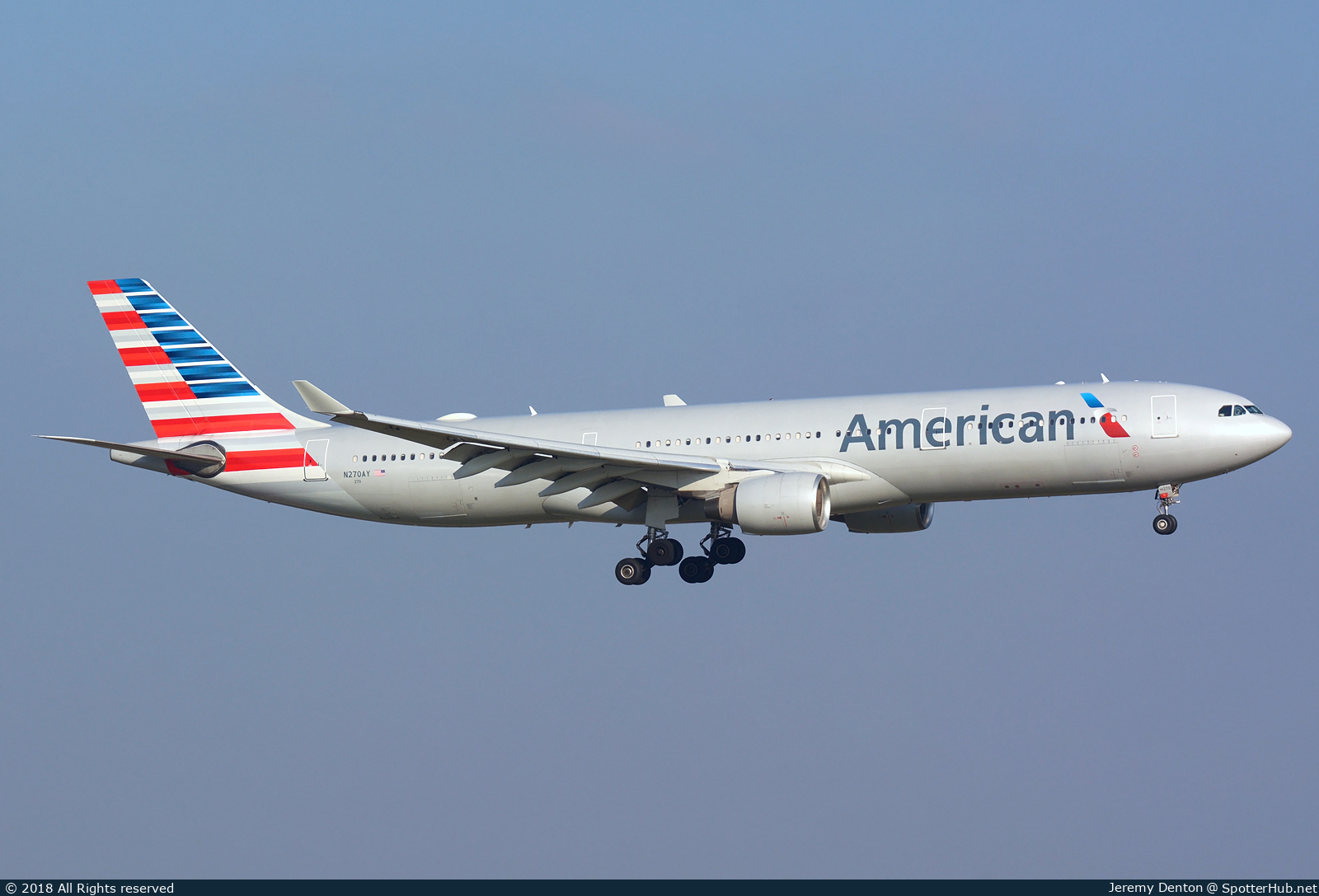 Photo of N270AY - Airbus A330-323 operated by American Airlines