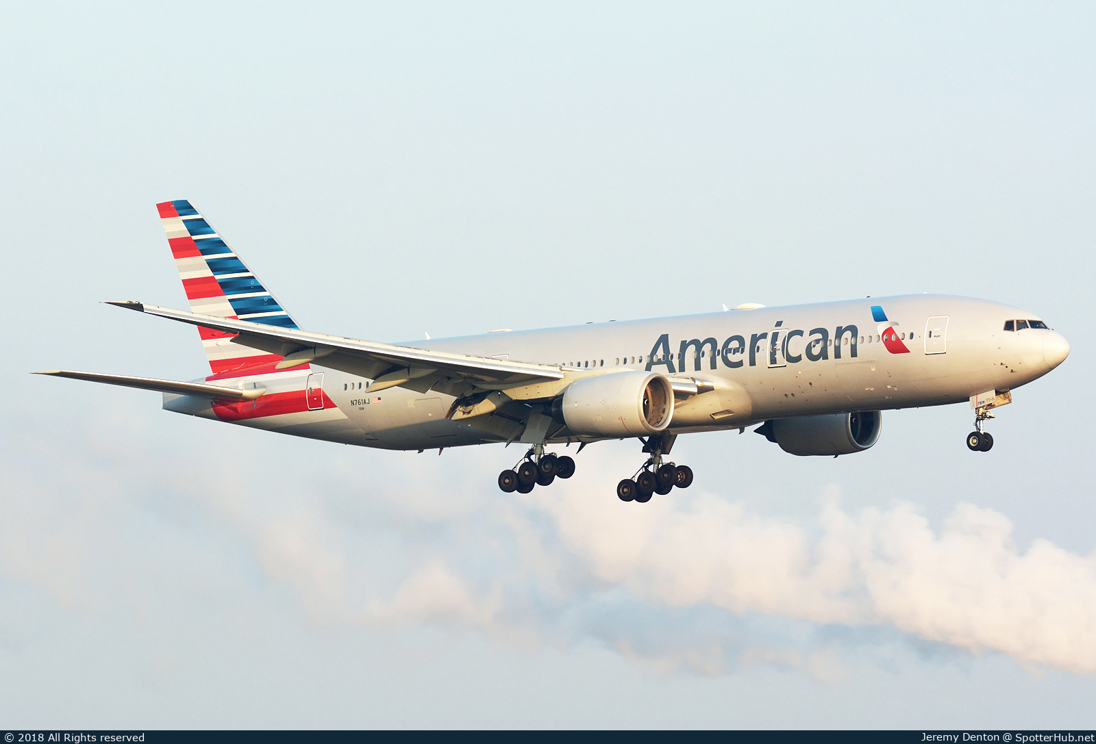 Photo of N761AJ - Boeing 777-223(ER) operated by American Airlines